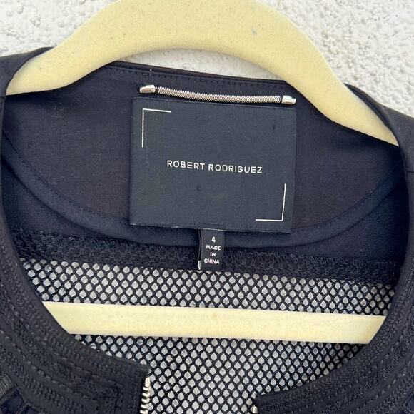NWOT Robert Rodriguez jacket with mesh design size 4 - Picture 2 of 4